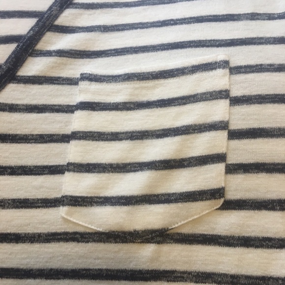 NWT ana Navy White stripes short sleeve light sweater 2X - Picture 2 of 10